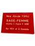Plaque Sage-Femme