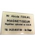 Plaque Magnétiseur